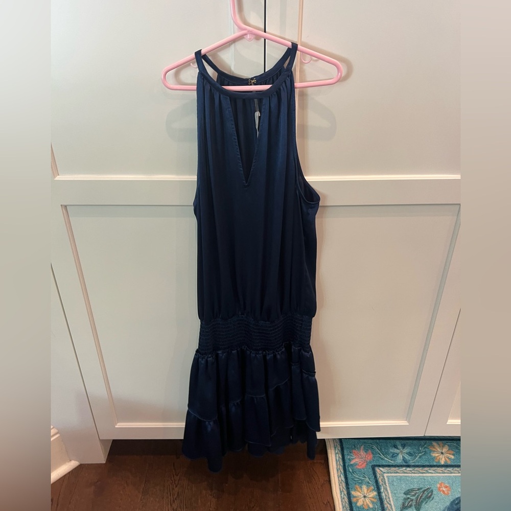 NAVY RAMY BROOK DRESS